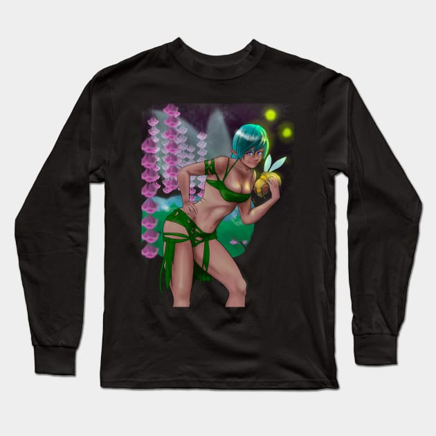 Fae Long Sleeve T-Shirt by BeyondGravesArt